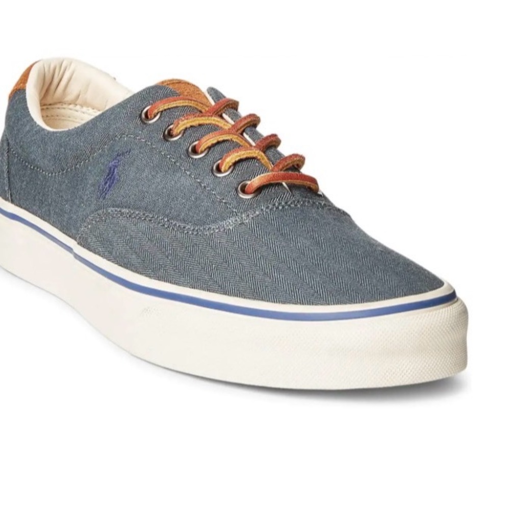Polo by Ralph Lauren Keaton Pony Denim Blue Sneakers